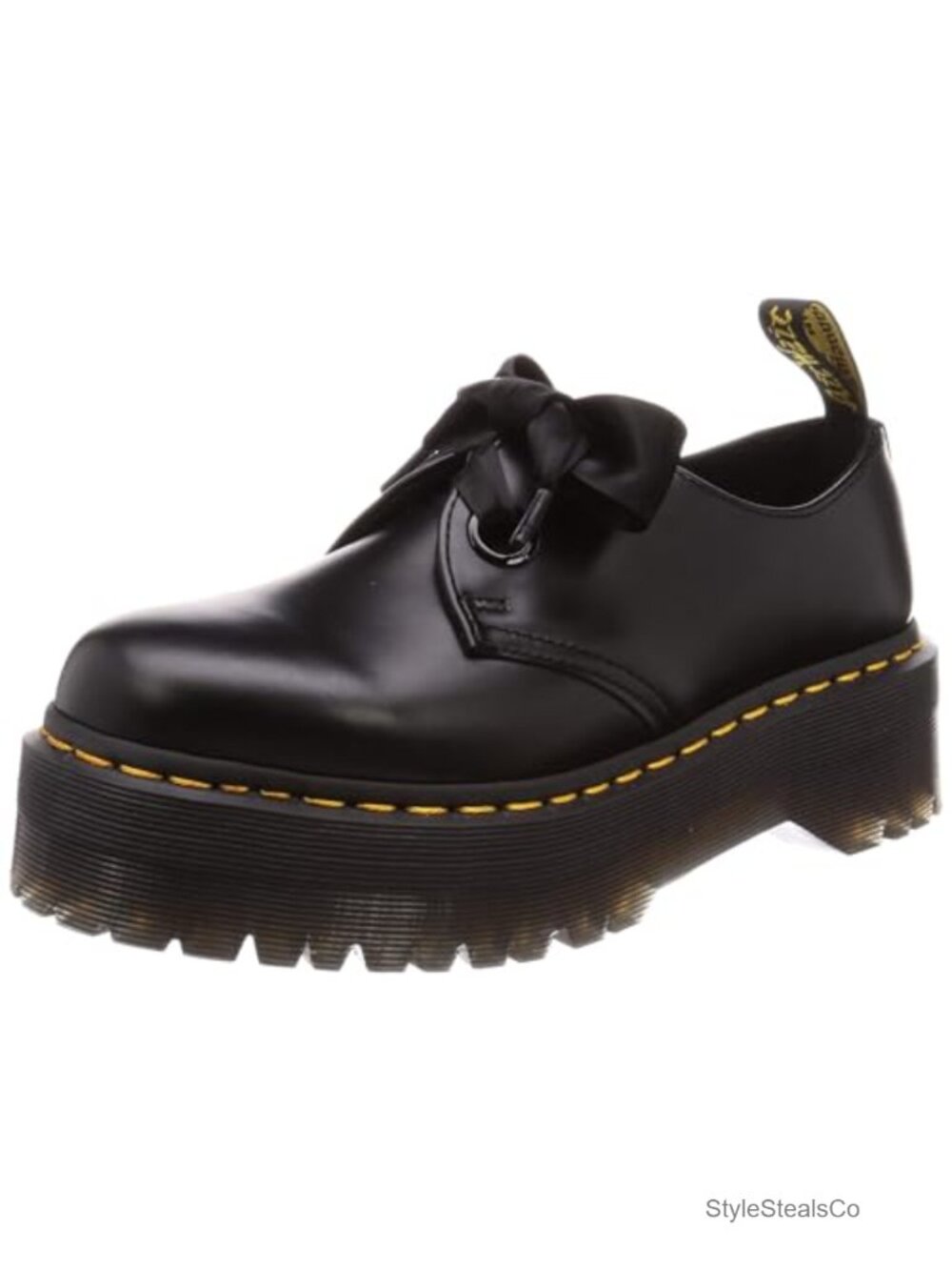 Dr. Martens Holly Leather Quad Platform Oxford Lace-Up Shoe